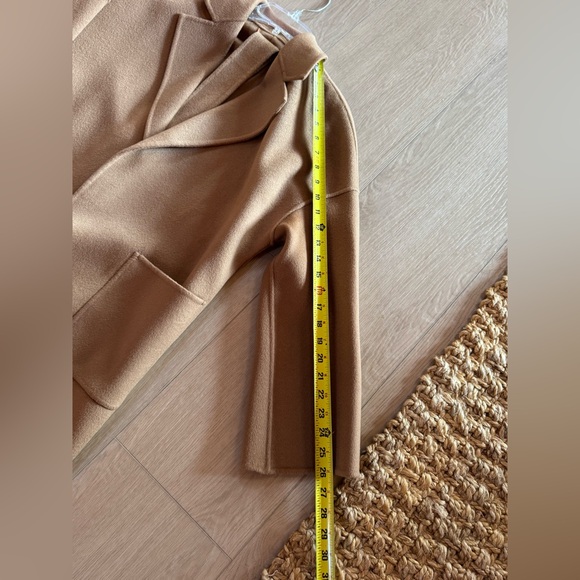 The Curated Women’s Tan Cashmere and Wool Blend Coat - Picture 7 of 9